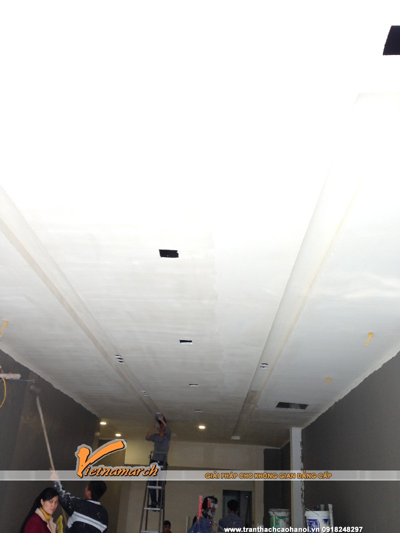 Sơn bả hoàn thiện trần thạch cao Shop Vascara 248 Cầu Giấy, Hà Nội Sơn bả hoàn thiện trần thạch cao Shop Vascara 248 Cầu Giấy, Hà Nội